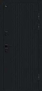 Товар Дверь Thermo Полар/SBlack Букле черное/White Well BR6498