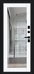 Дверь Thermo Флэш МФ/SBlack Букле черное/White Silk BR6217 фото