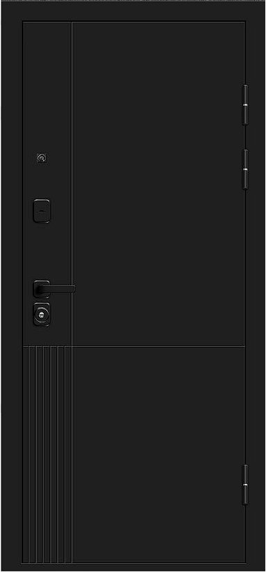 Товар Дверь Браво Optim Z-2 Нео Зеркало Муар черный/Белый DIS007560