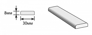 Товар Притворная планка 2000x30x8 BRK3130