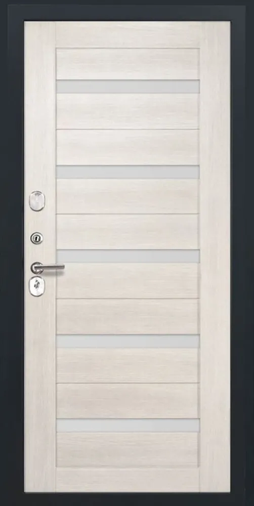 Товар Дверь ДвериПРО Л-45 СБ-1 (ст. белое, 16мм, Беленый дуб) DPRO228117