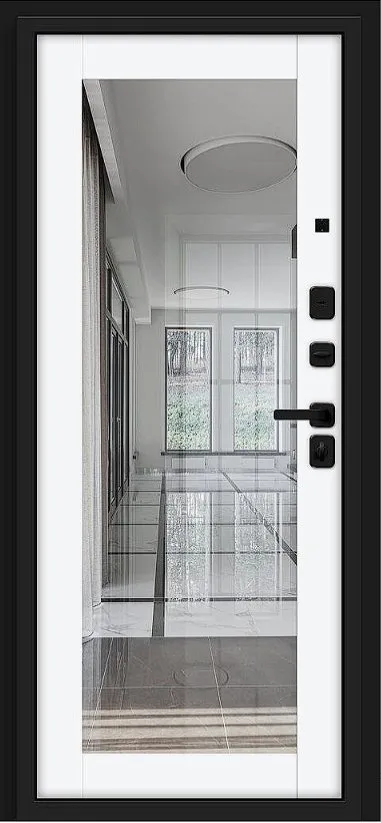 Товар Дверь Браво Флэт/SBlack Black Shell/White Silk DIS007552