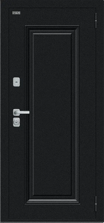 Товар Дверь Браво Thermo Флэш МФ/BChrome Букле черное/Cappuccino Melinga DIS007443